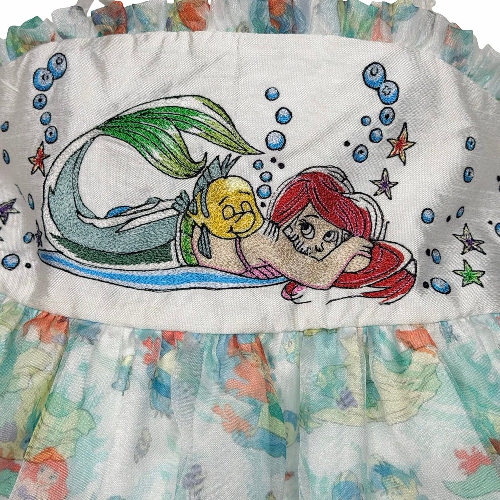 Oh Shana Ariel Dress And Bloomers Size 4t - Picture 4 of 10